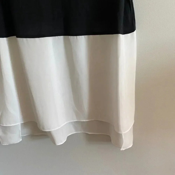 1. State Black and White Color Block Tank Top - Picture 4 of 9